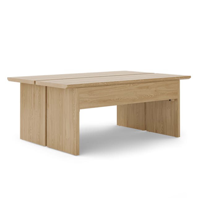Karl White Oak LiftTop Coffee Table Article