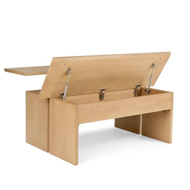 Karl White Oak Lift-Top Coffee Table | Article