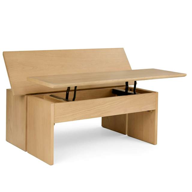 Karl White Oak Lift-Top Coffee Table | Article