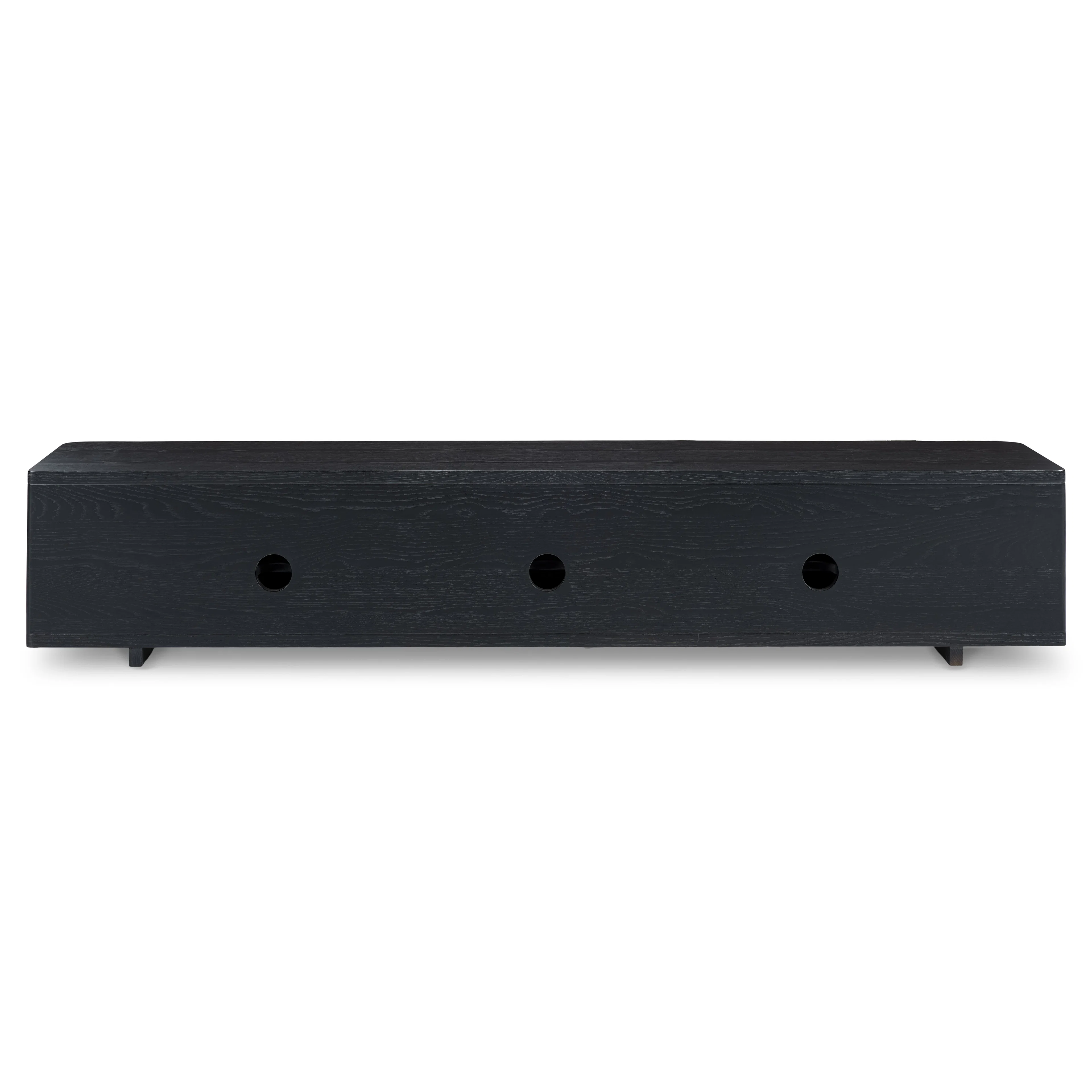Judith 79" Low Media Unit - Black Oak | Stylish TV Stand
