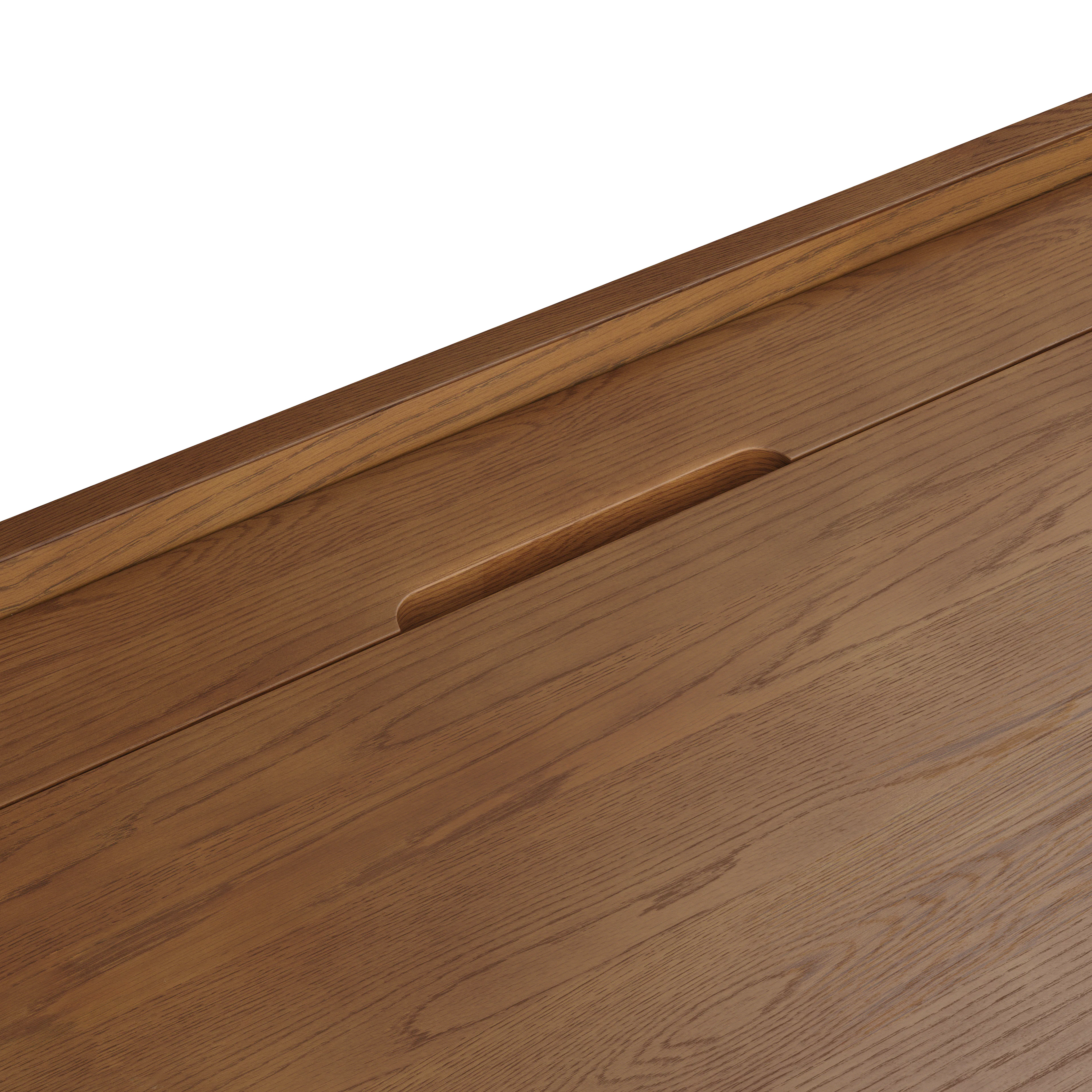 Torme 44" Adjustable Standing Desk - Smoked Oak