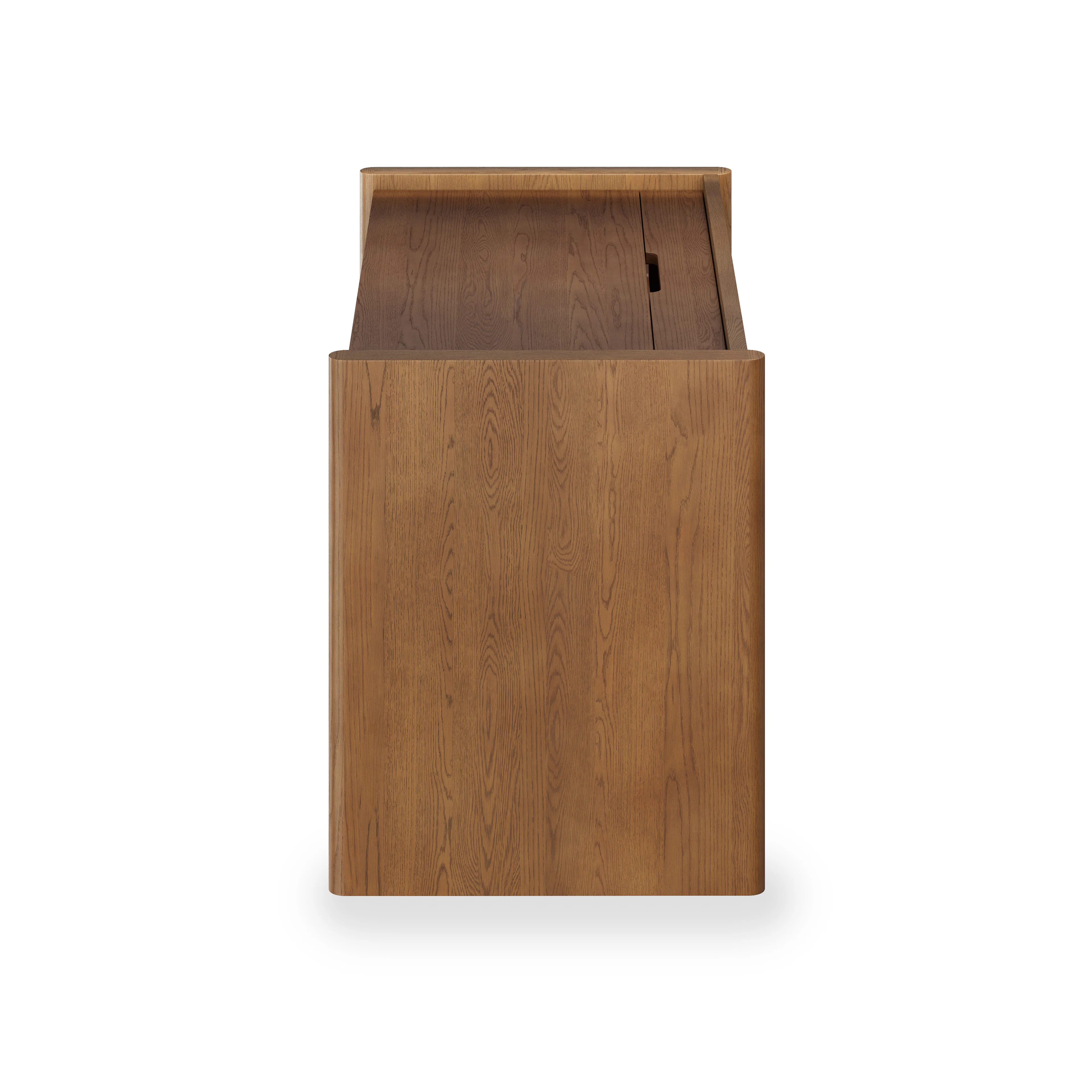 Torme 44" Adjustable Standing Desk - Smoked Oak