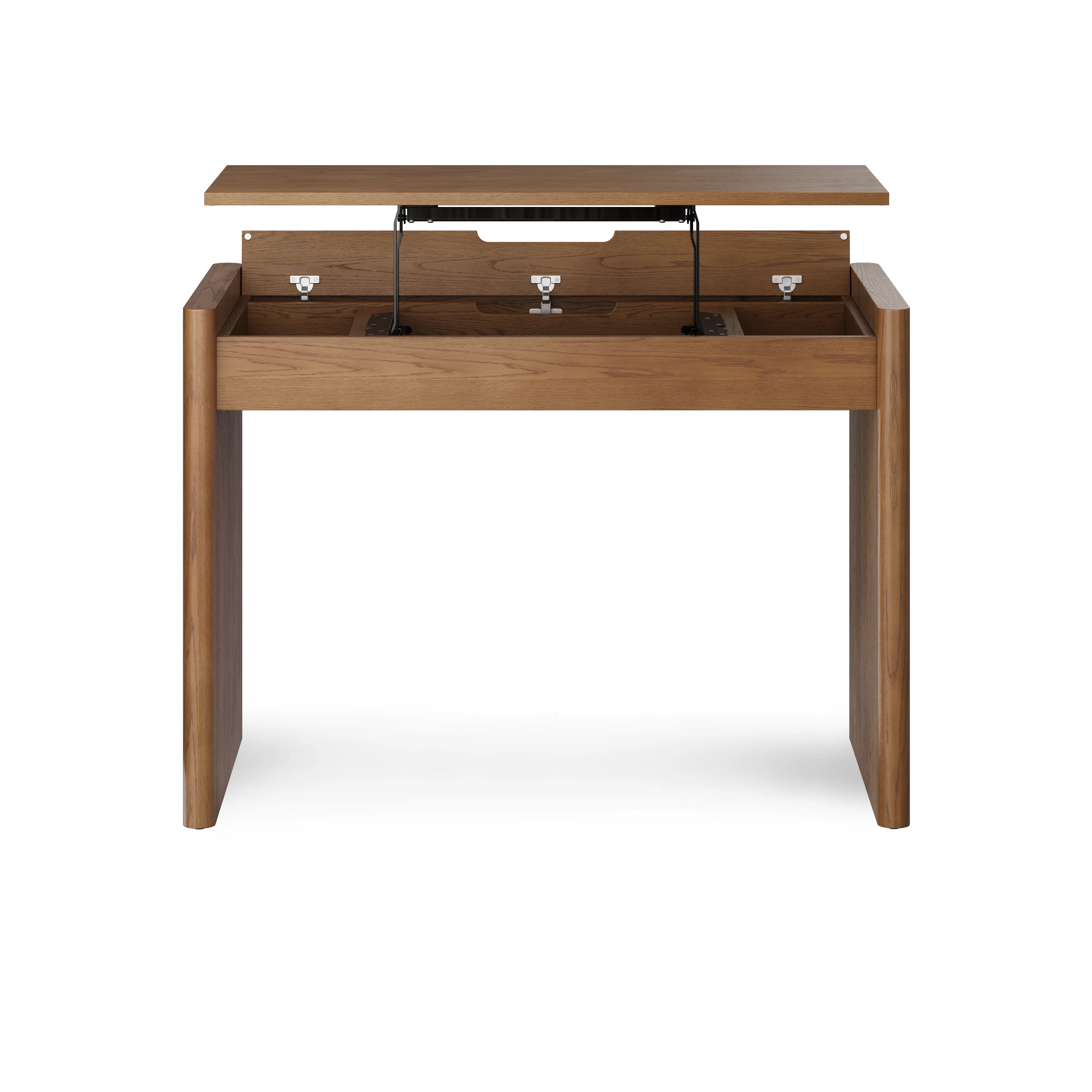 Torme 44" Adjustable Standing Desk - Smoked Oak