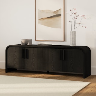Faydra 70" Media Unit - Black