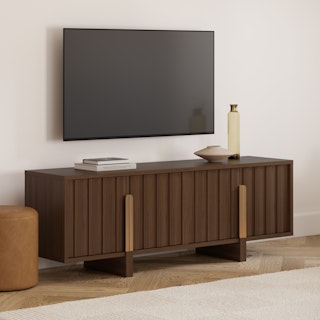 Felix 72" Media Unit - Walnut