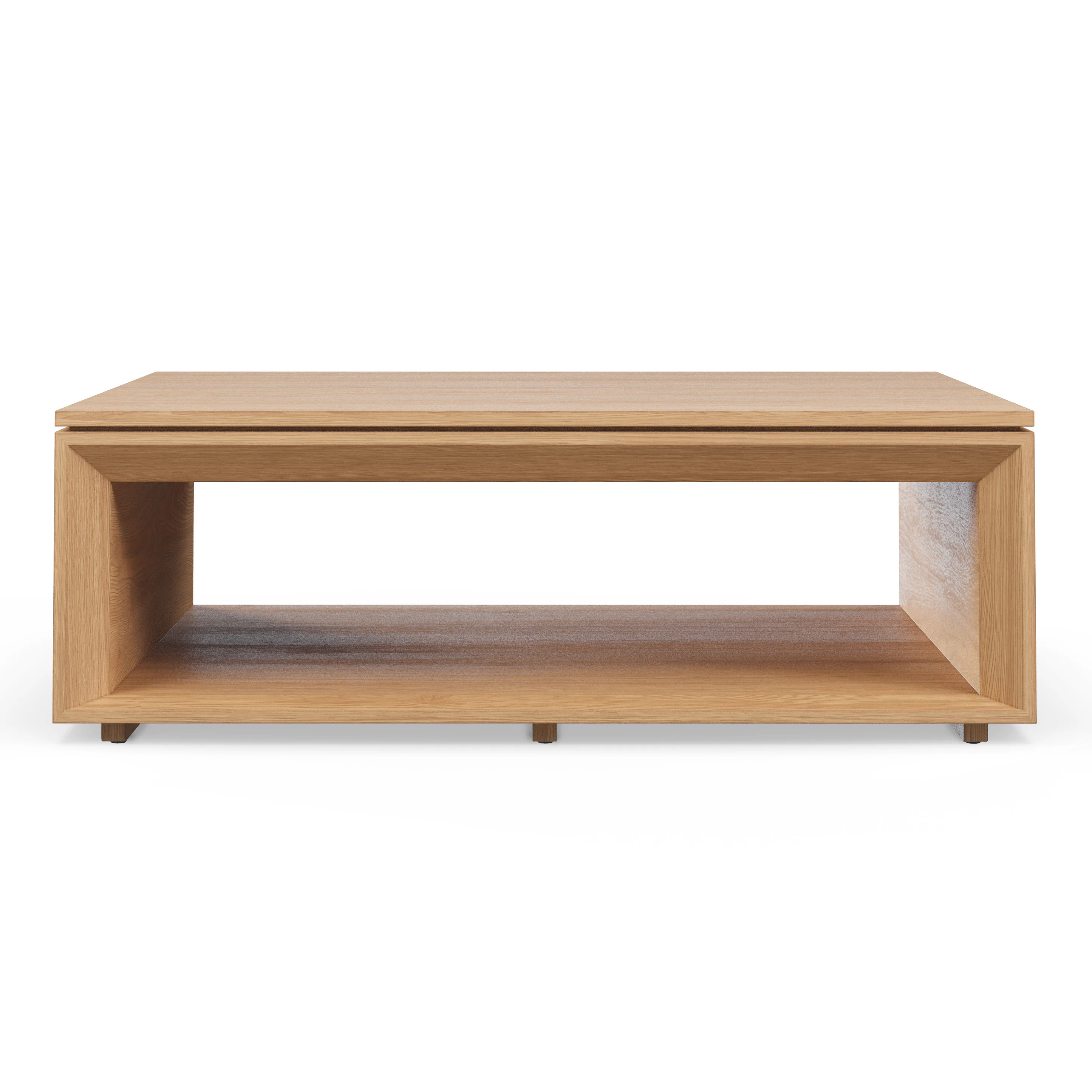 Suri 44" Square Coffee Table - White Oak