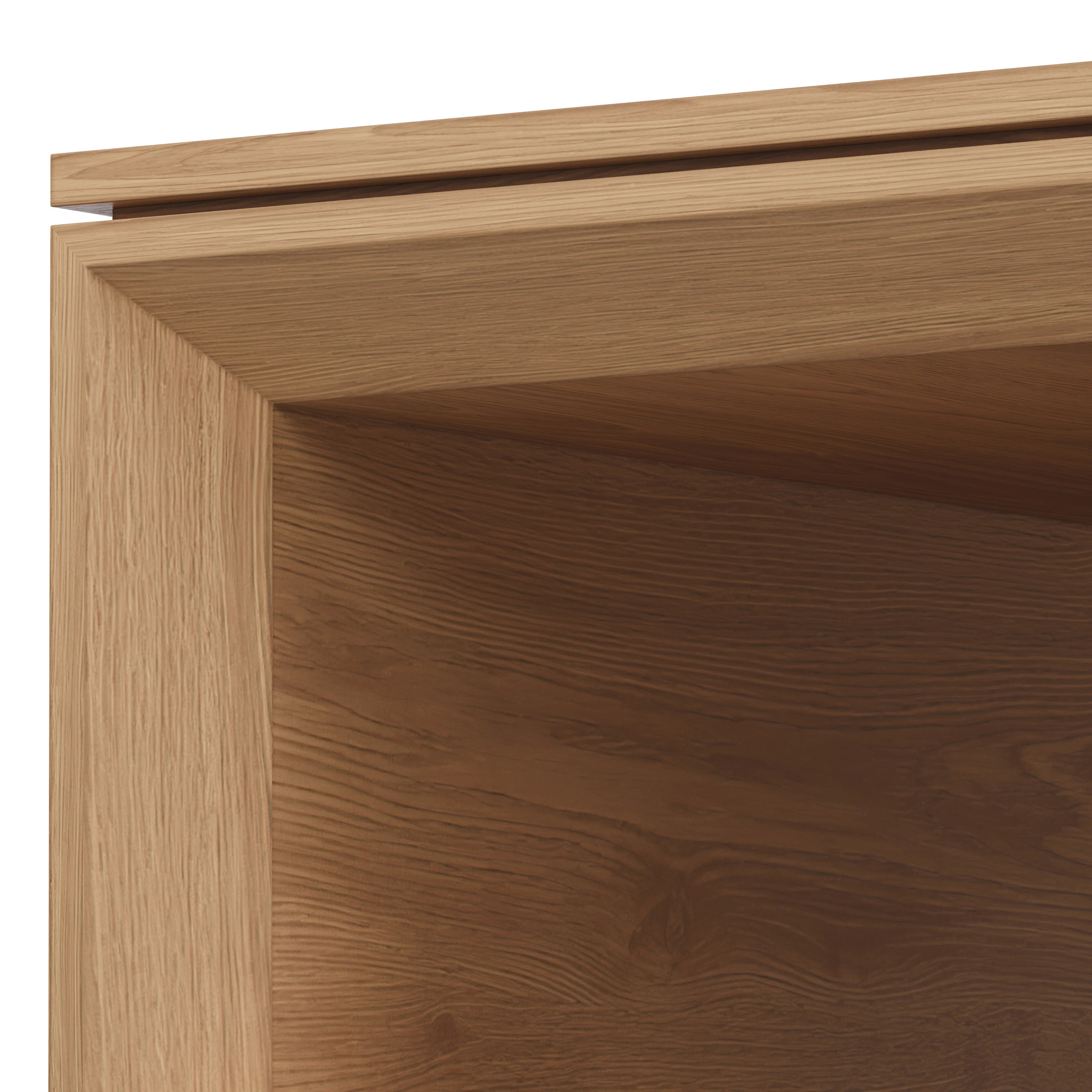 Suri 44" Square Coffee Table - White Oak