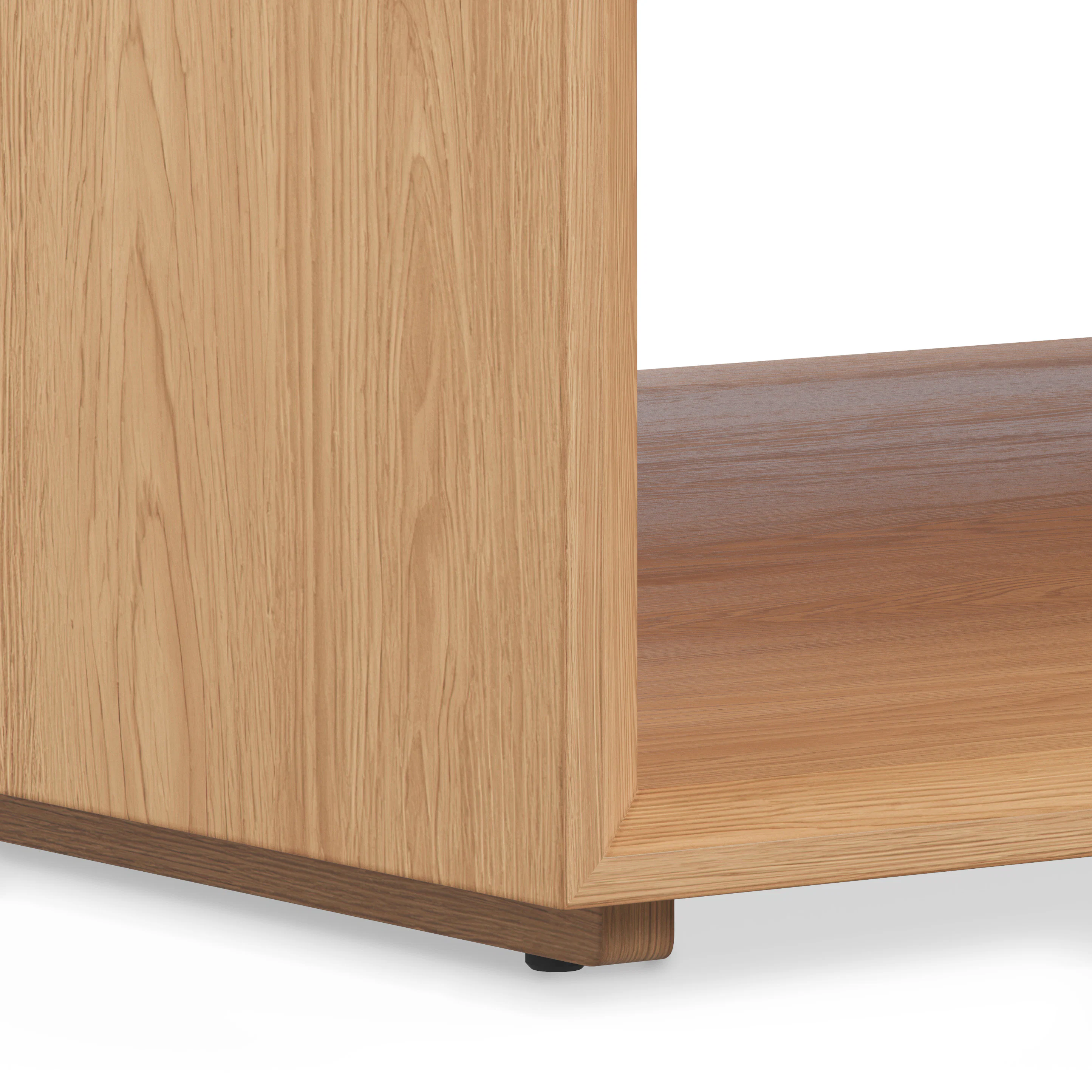 Suri 44" Square Coffee Table - White Oak