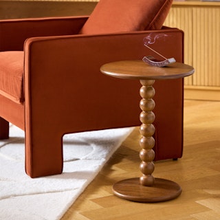 Hallie Side Table - Smoked Oak