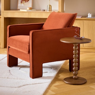 Hallie Side Table - Smoked Oak