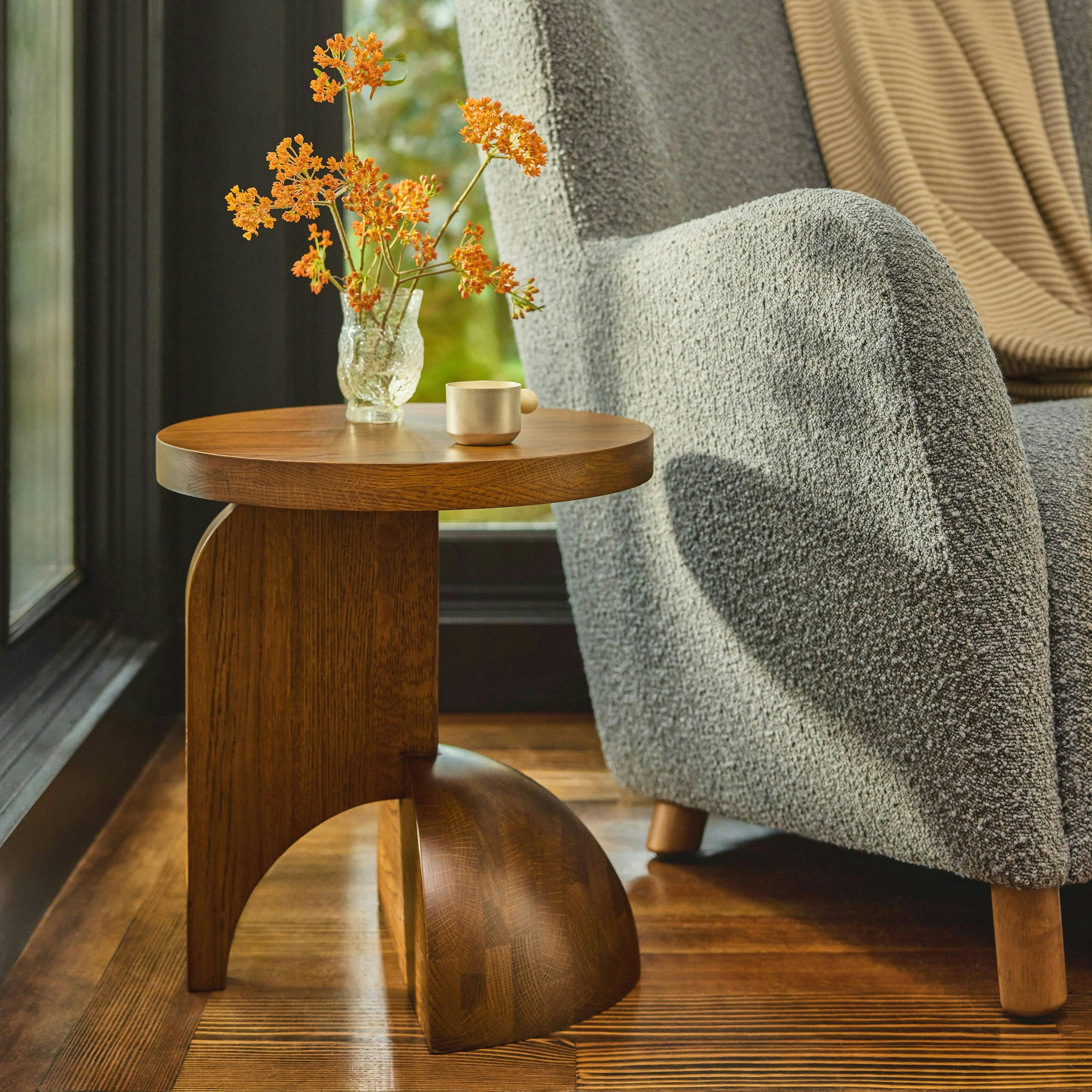Falco Side Table - Smoked Oak by Article