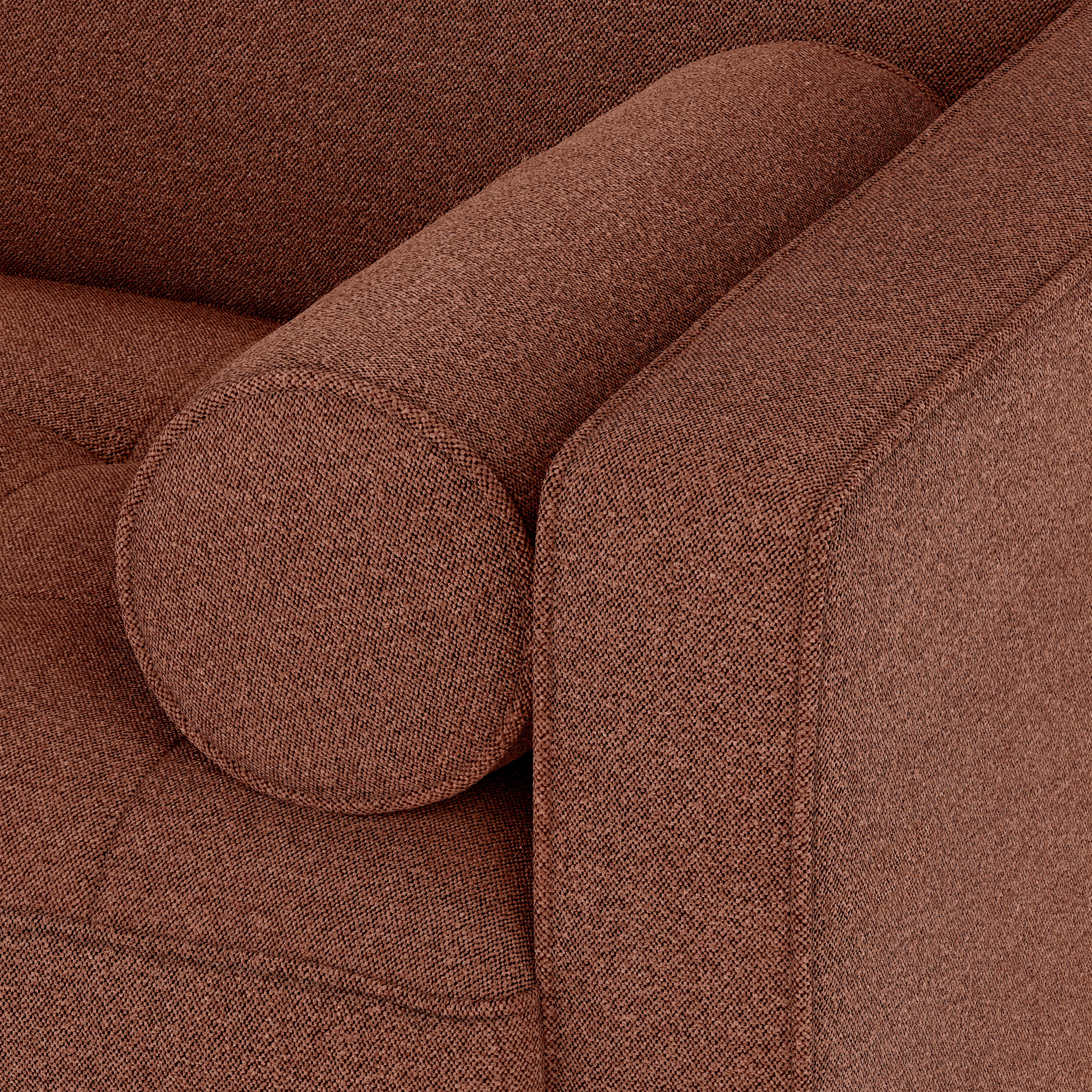 Sven 88" Tufted Sofa - Ratine Oxide