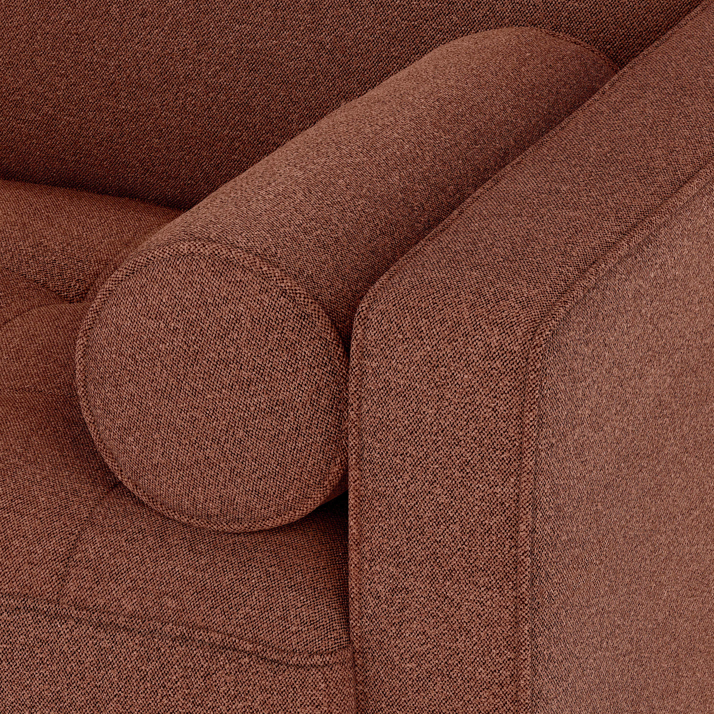 Sven 88" Tufted Sofa - Ratine Oxide