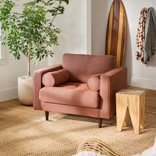 Sven 42" Tufted Lounge Chair - Ratine Oxide