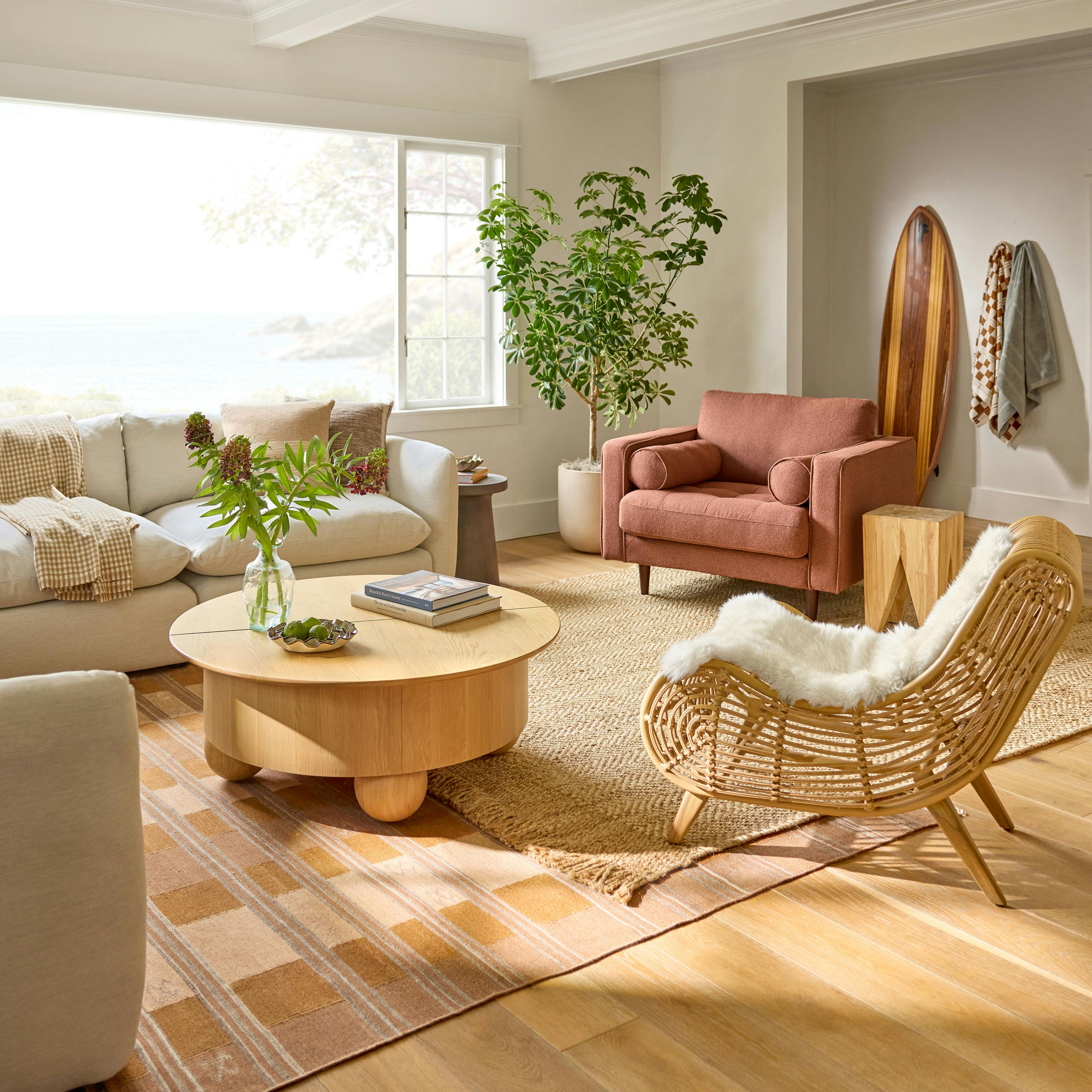 Sven Ratine Oxide Tufted Lounge Chair | Article
