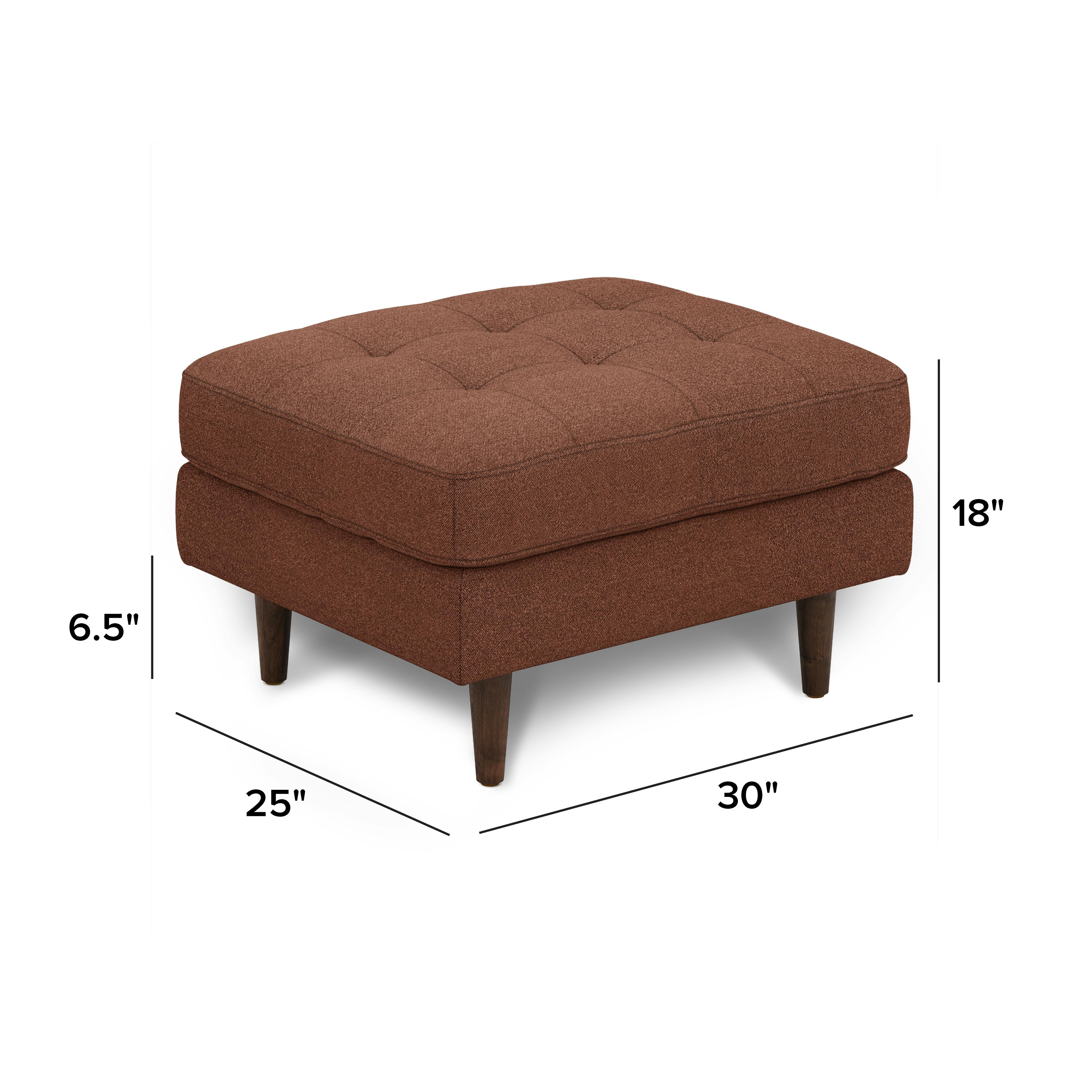 Sven Ratine Oxide Tufted Ottoman | Article