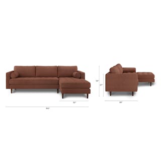 Article Chaise Sectional Sofa 100