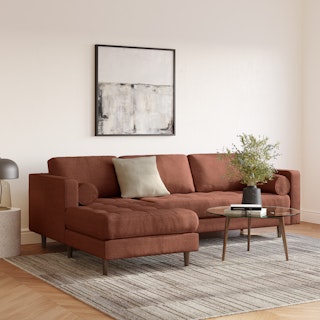 Sven Ratine Oxide Left Sectional Sofa