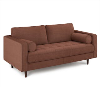 Sven 72" Tufted Loveseat - Ratine Oxide