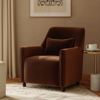 Winslow 29.5" Velvet Lounge Chair - Hale Earth