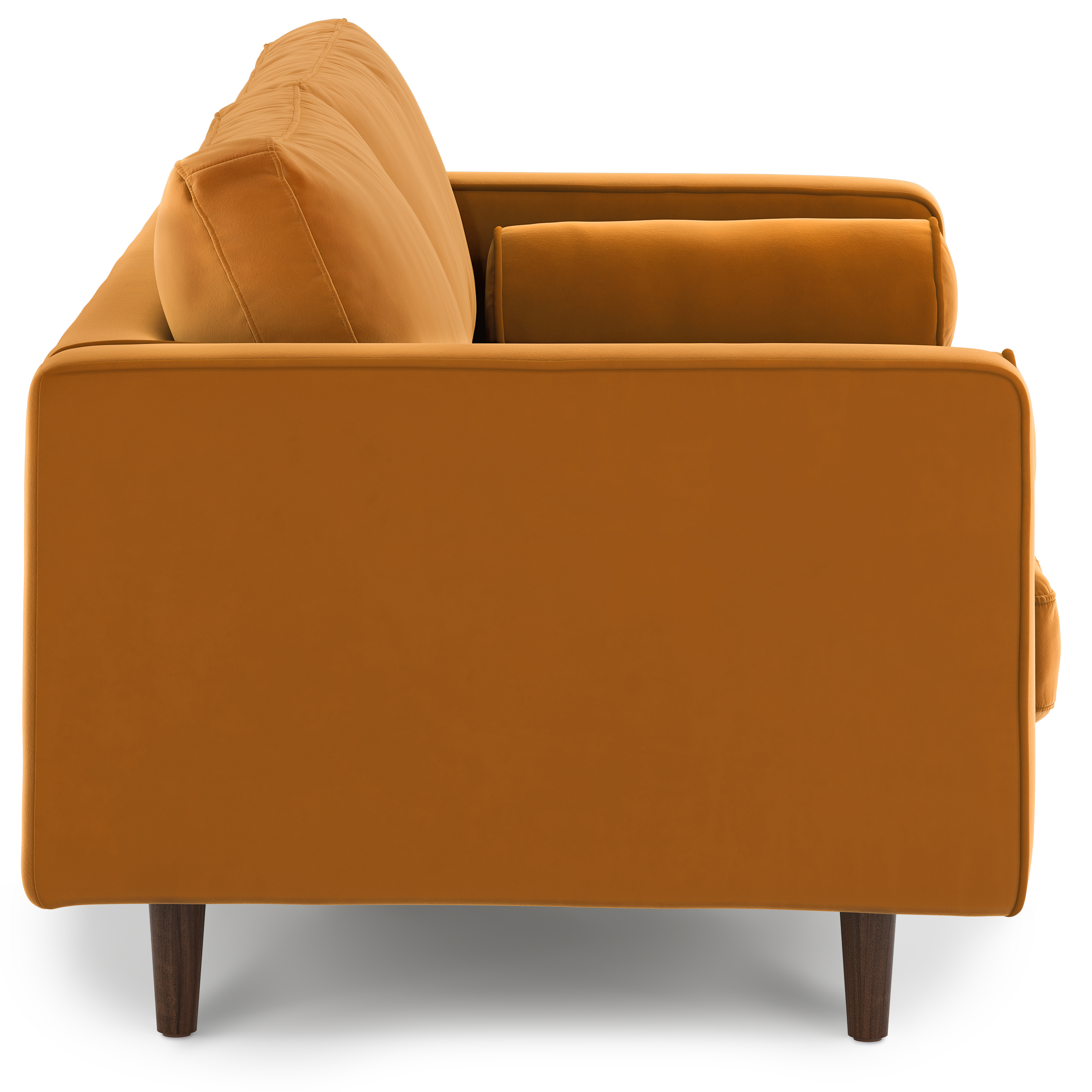 Sven 72" Tufted Velvet Loveseat - Plush Pacific Ginger - Thumbnail 3