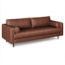 Sven 88" Tufted Leather Sofa - Taos Brown