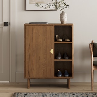 Otto Smoked Oak Cabinet