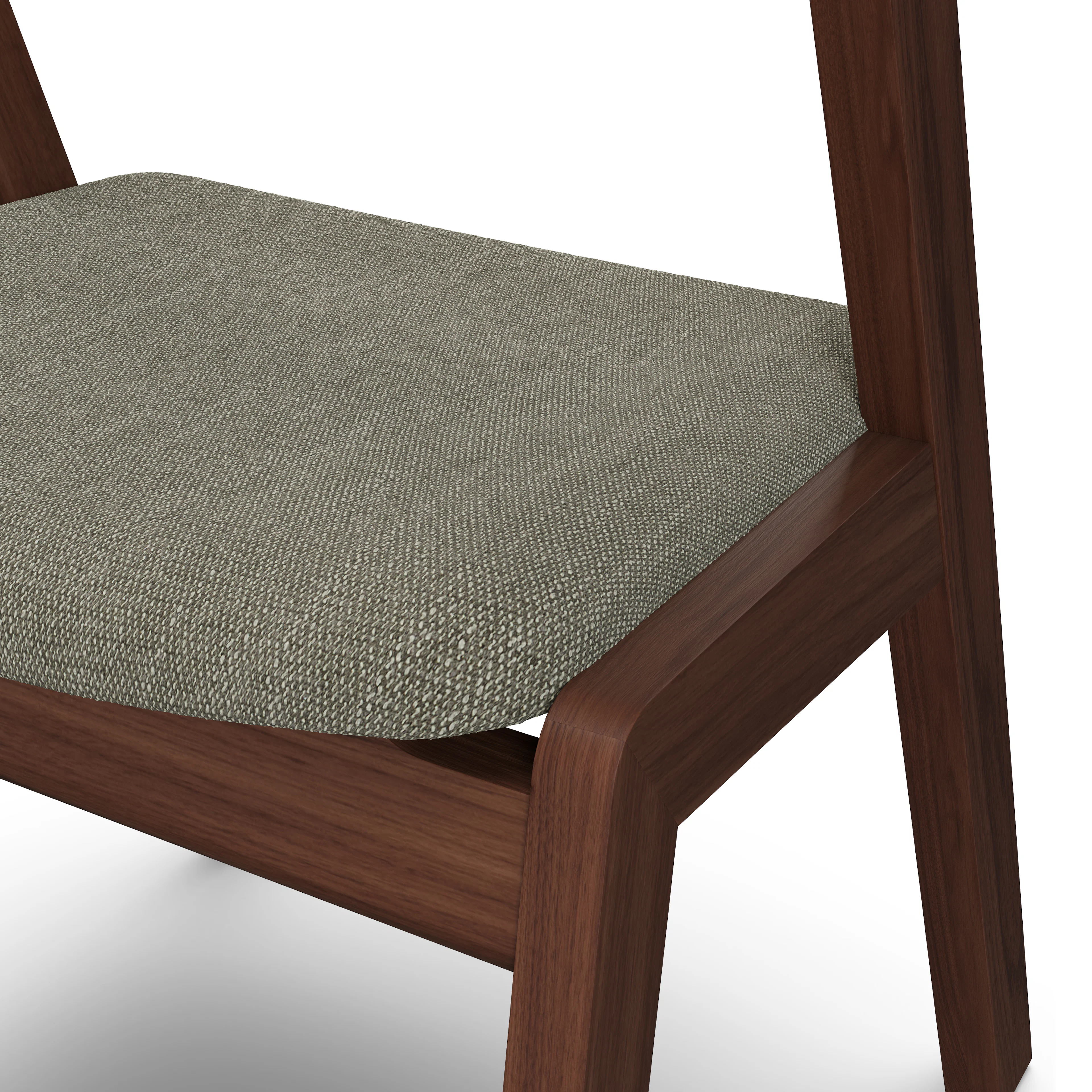 Meja Dining Chair - Walnut and Algonquin Green
