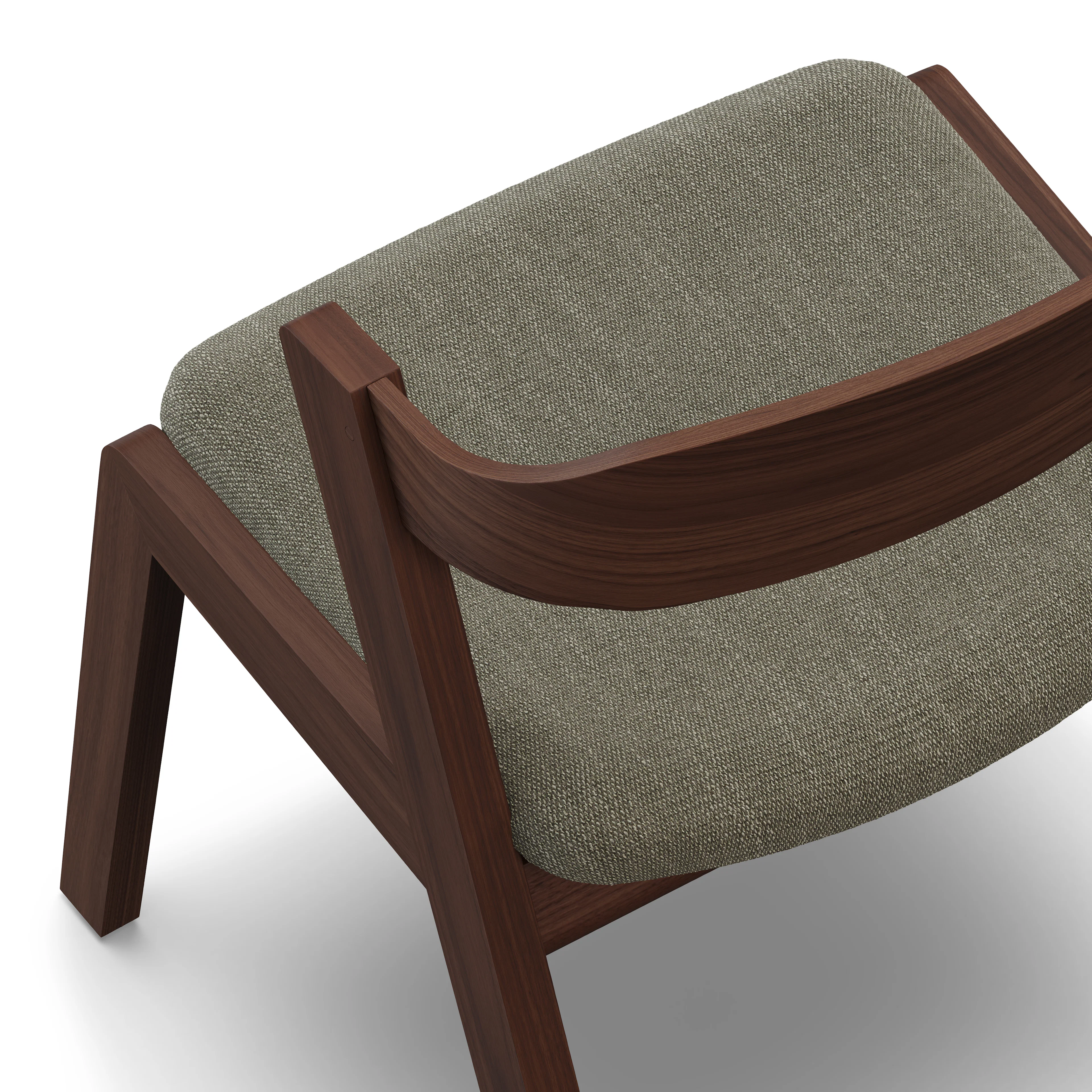 Meja Dining Chair - Walnut and Algonquin Green