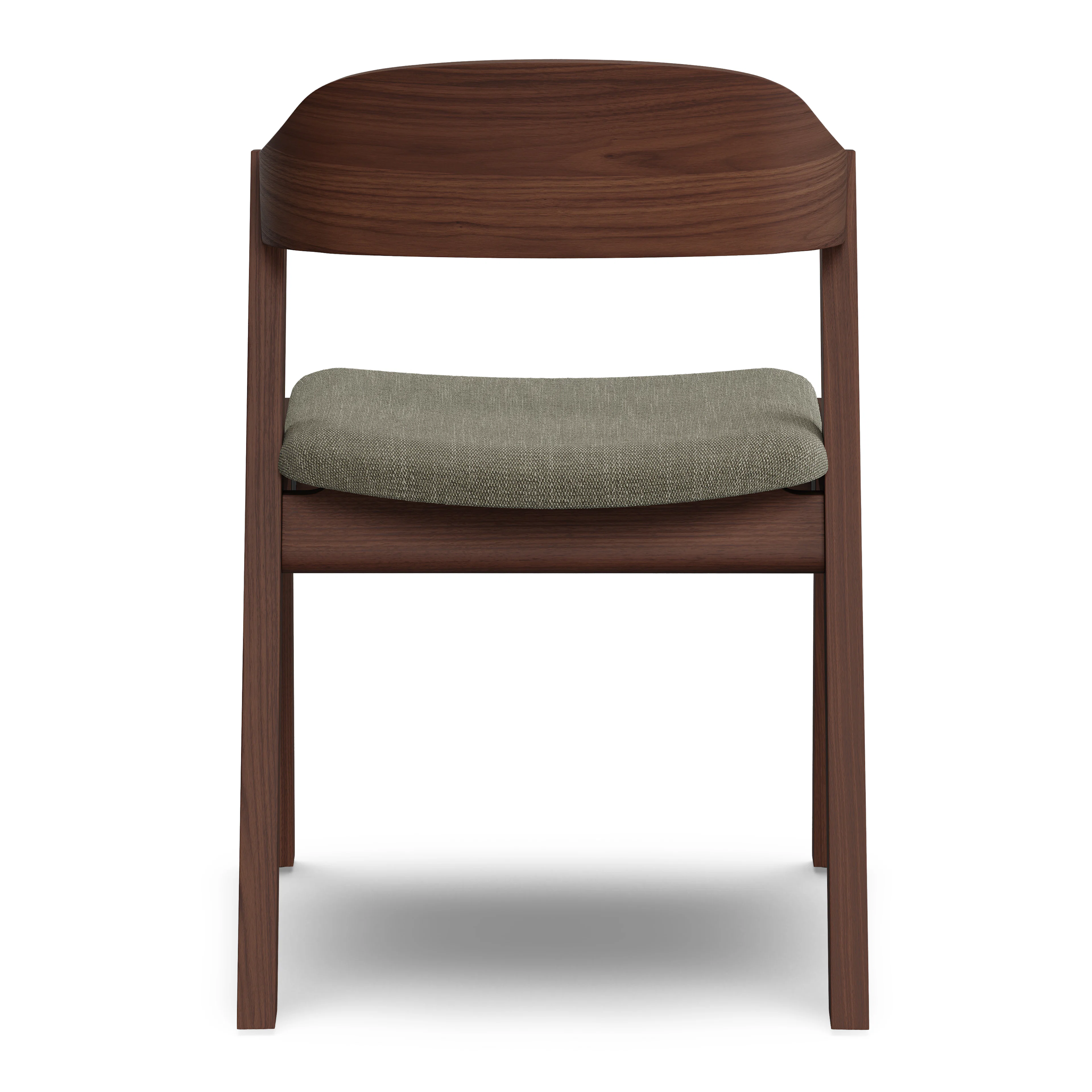 Meja Dining Chair - Walnut and Algonquin Green