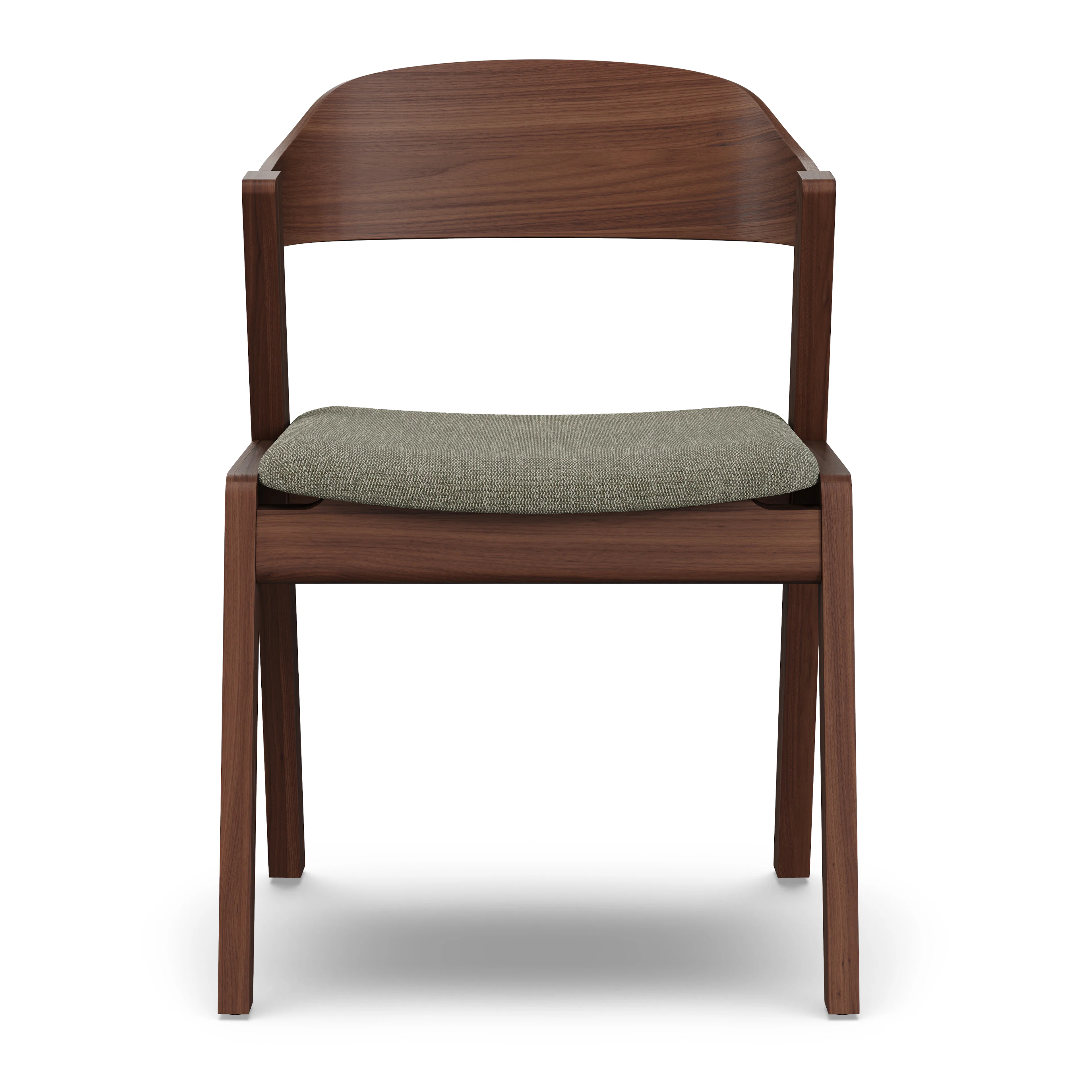 Meja Dining Chair - Walnut and Algonquin Green