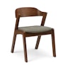 Meja Dining Chair - Walnut and Algonquin Green