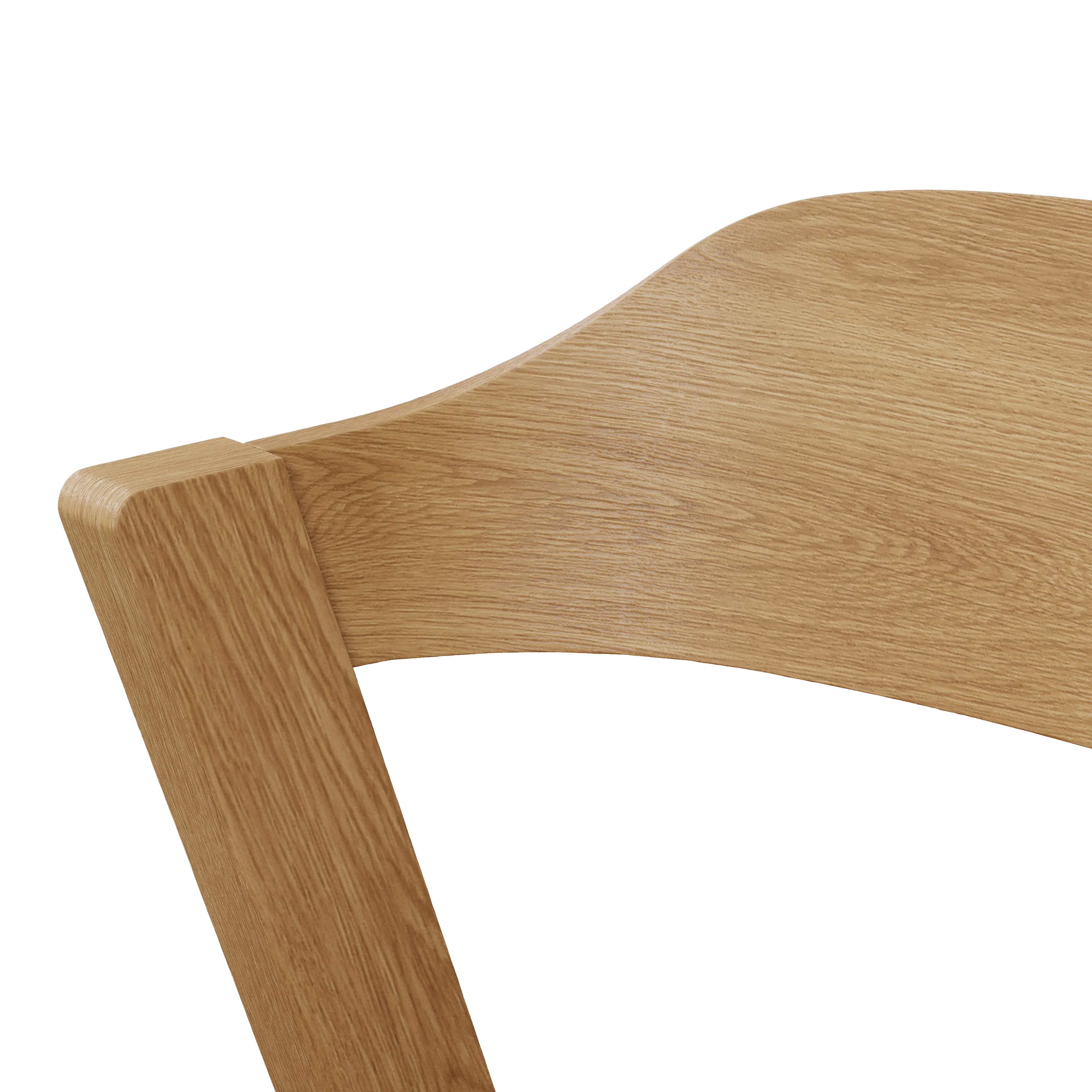 Meja Dining Chair - Oak and Bristol Ivory