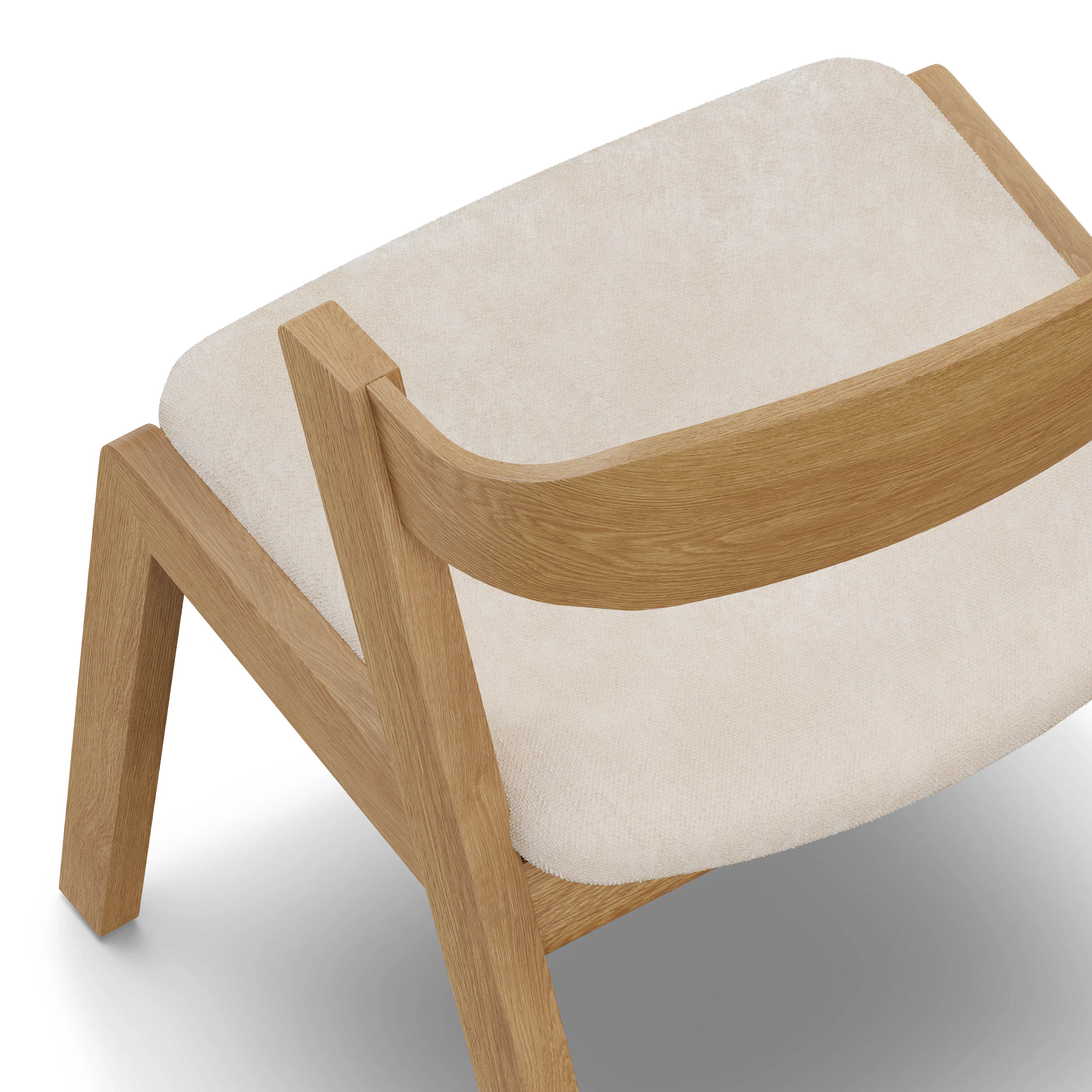 Meja Dining Chair - Oak and Bristol Ivory