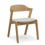 Meja Dining Chair - Oak and Bristol Ivory