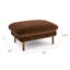 The Sanders Velvet Lounge Chair x Ottoman Bundle - Gallery View 1 of 6.