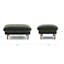 The Sanders Velvet Lounge Chair x Ottoman Bundle - Gallery View 1 of 6.
