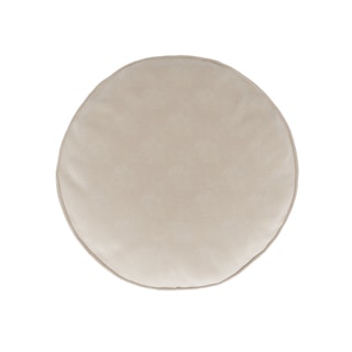 Bonnie Velvet Round Pillow - Plush Pacific Taupe