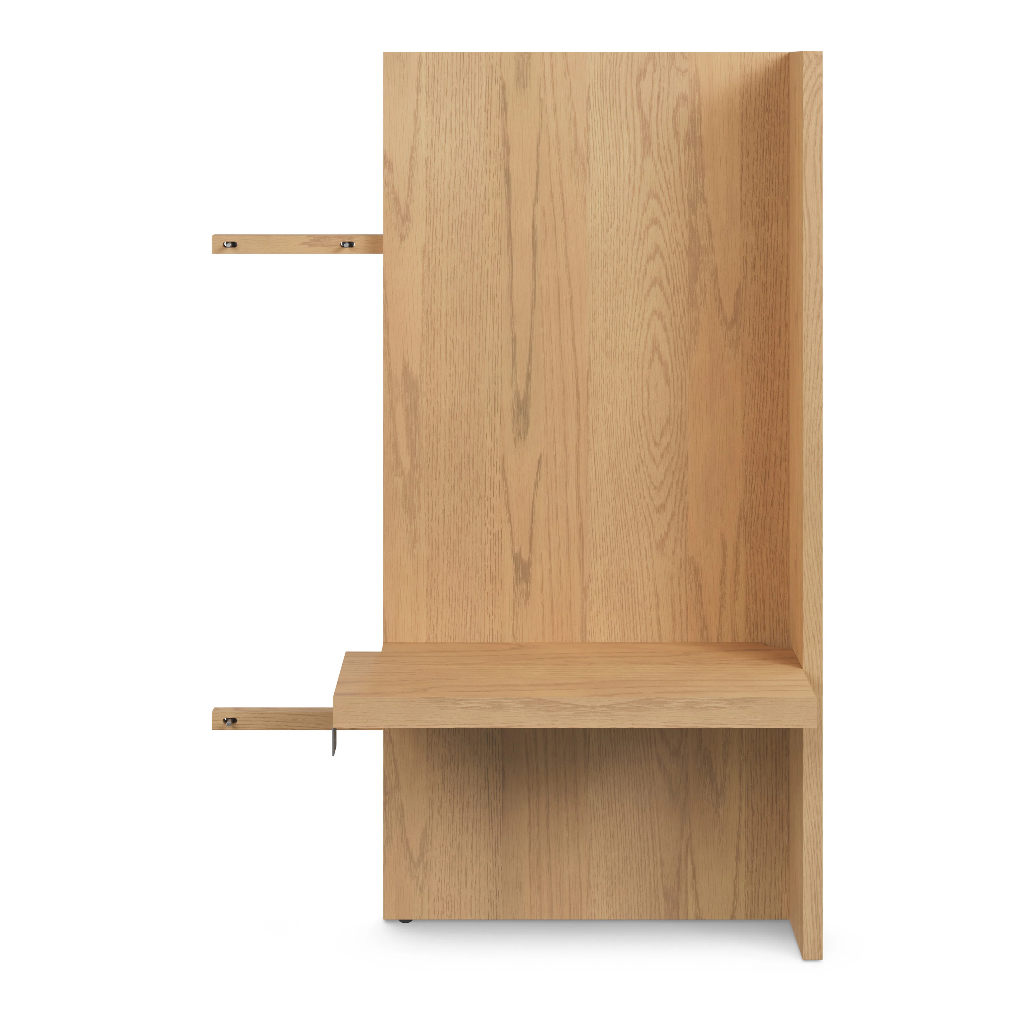 Leif Nightstand Extension Set - White Oak