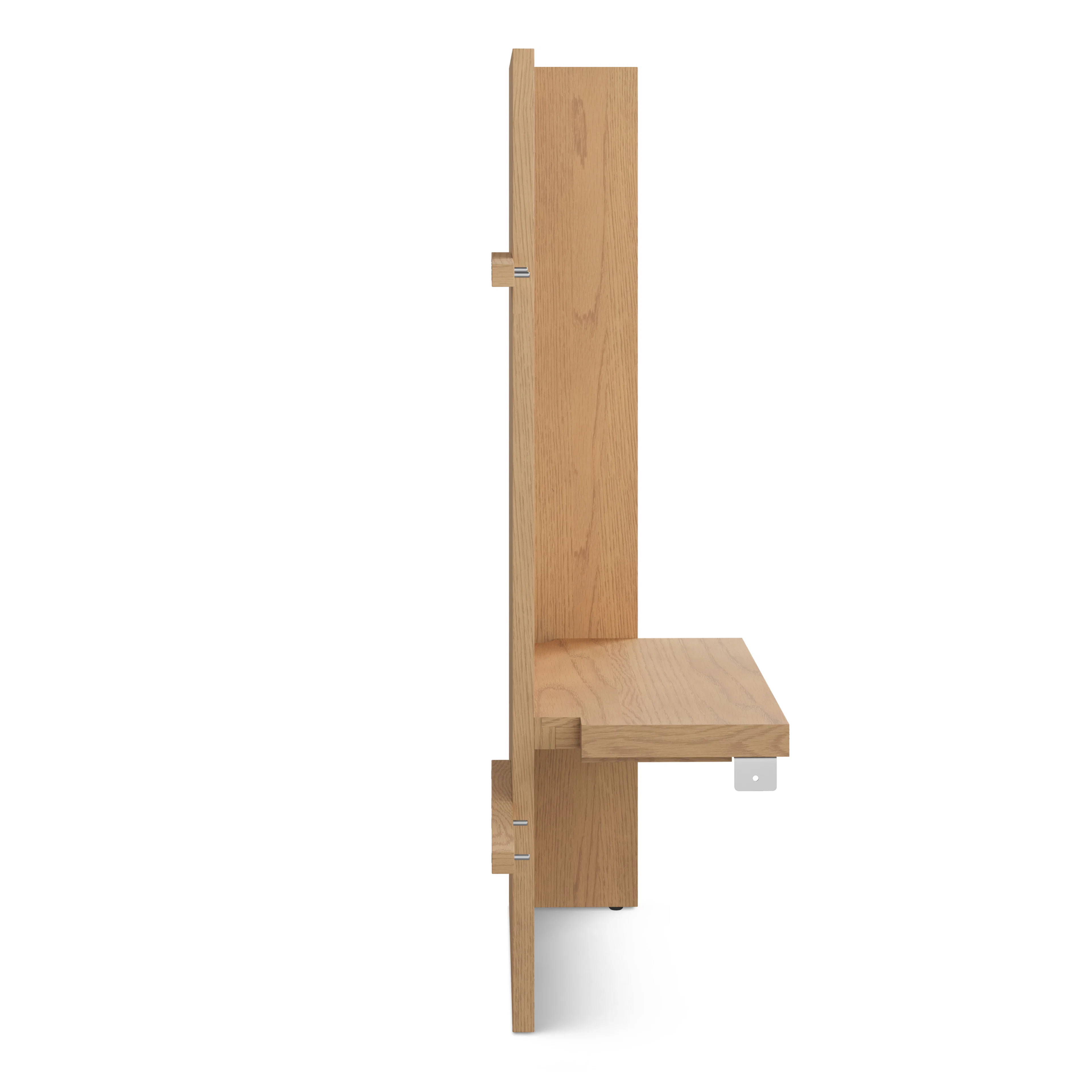 Leif Nightstand Extension Set - White Oak