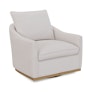 Mantle 34" Swivel Lounge Chair - Napa White