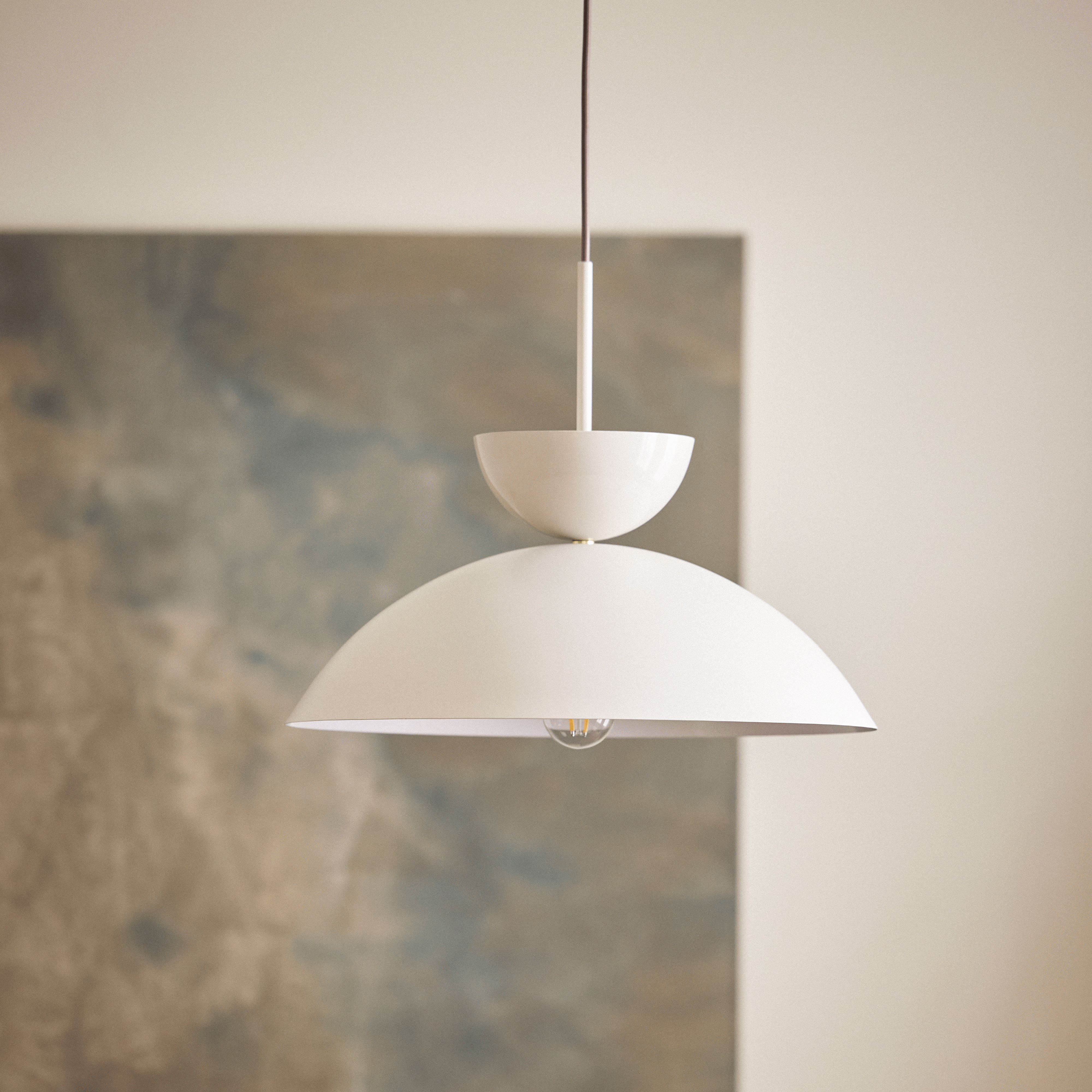 Gemma Black Colored Metal Hanging Pendant Lamp | Article