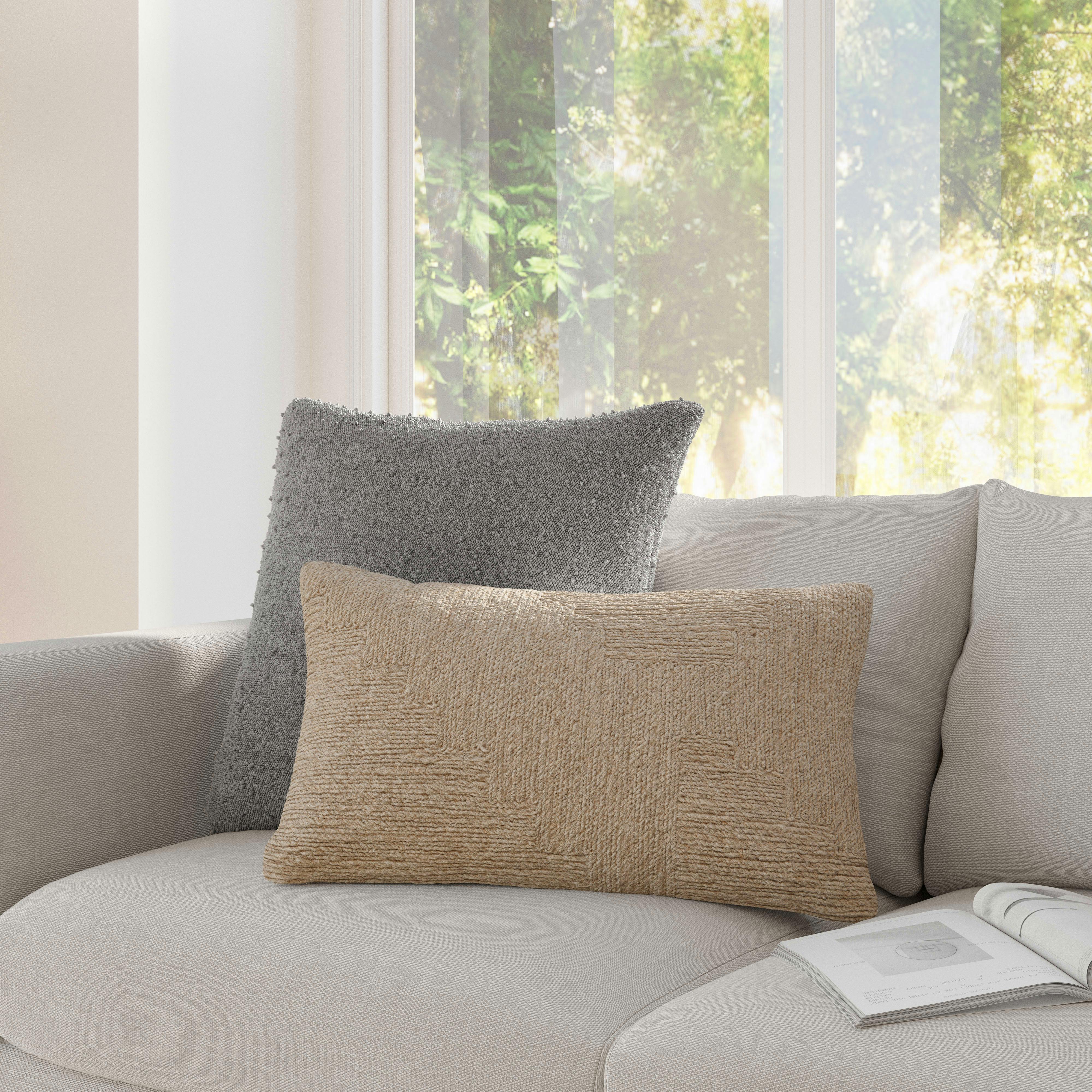 Ames Pillow - Willow Brown, Small