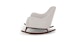 Embrace Coconut White Rocking Chair - Gallery View 4 of 11.