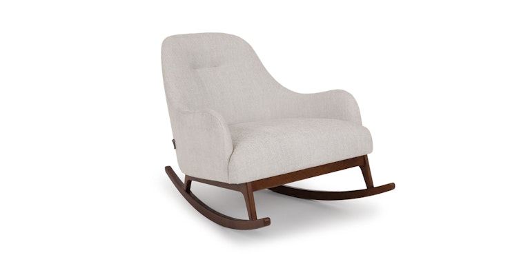 Embrace Coconut White Rocking Chair - Primary View 1 of 11 (Open Fullscreen View).
