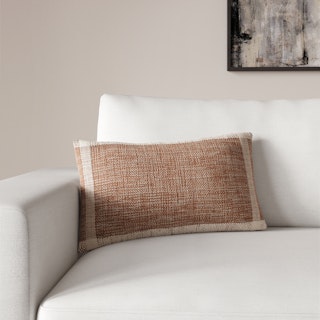 Mabel Small Pillow - Ochre Brown