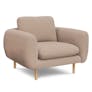 Sanders 37" Lounge Chair - Sandstone Wool Bouclé