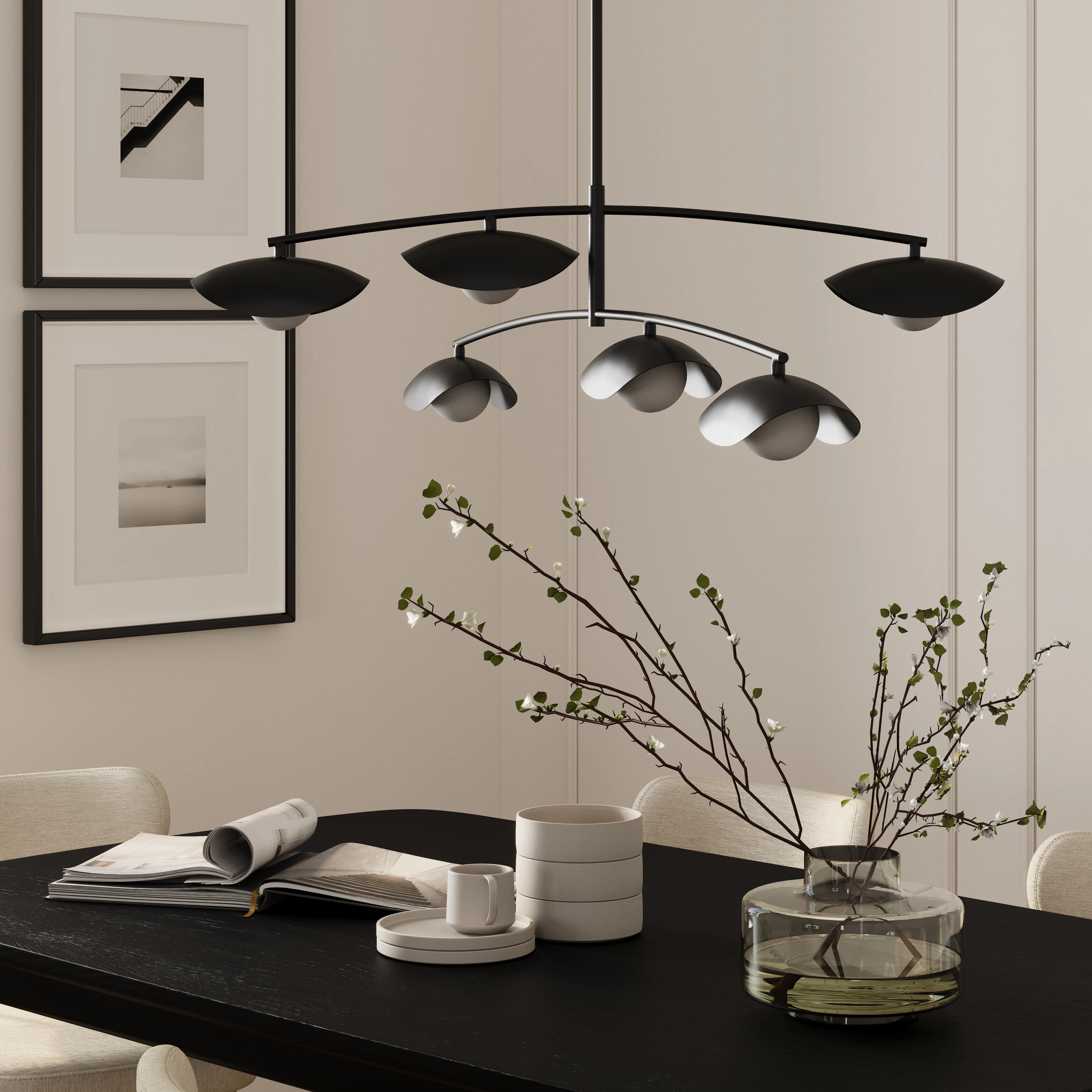 Coy Chandelier - Black