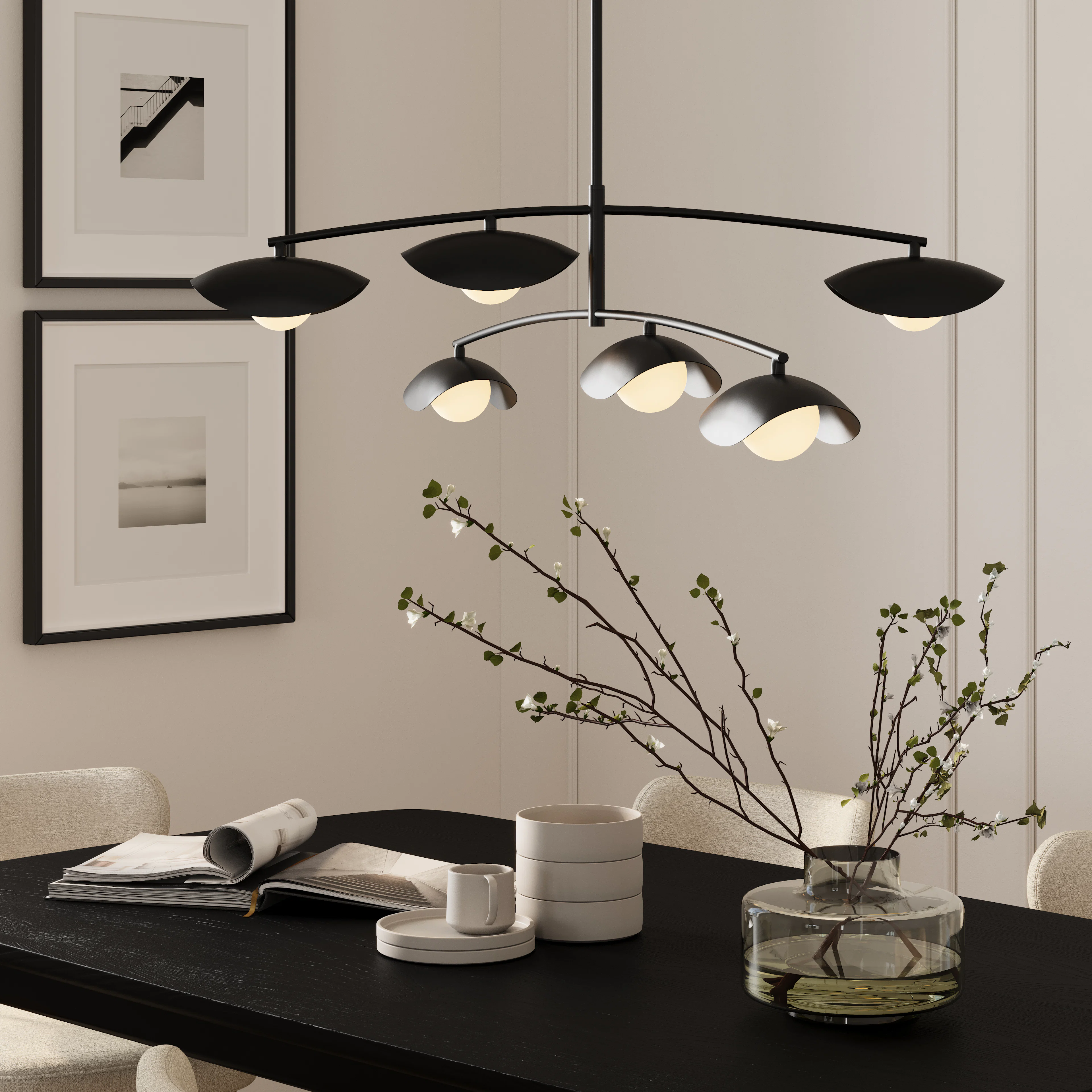 Coy Chandelier - Black