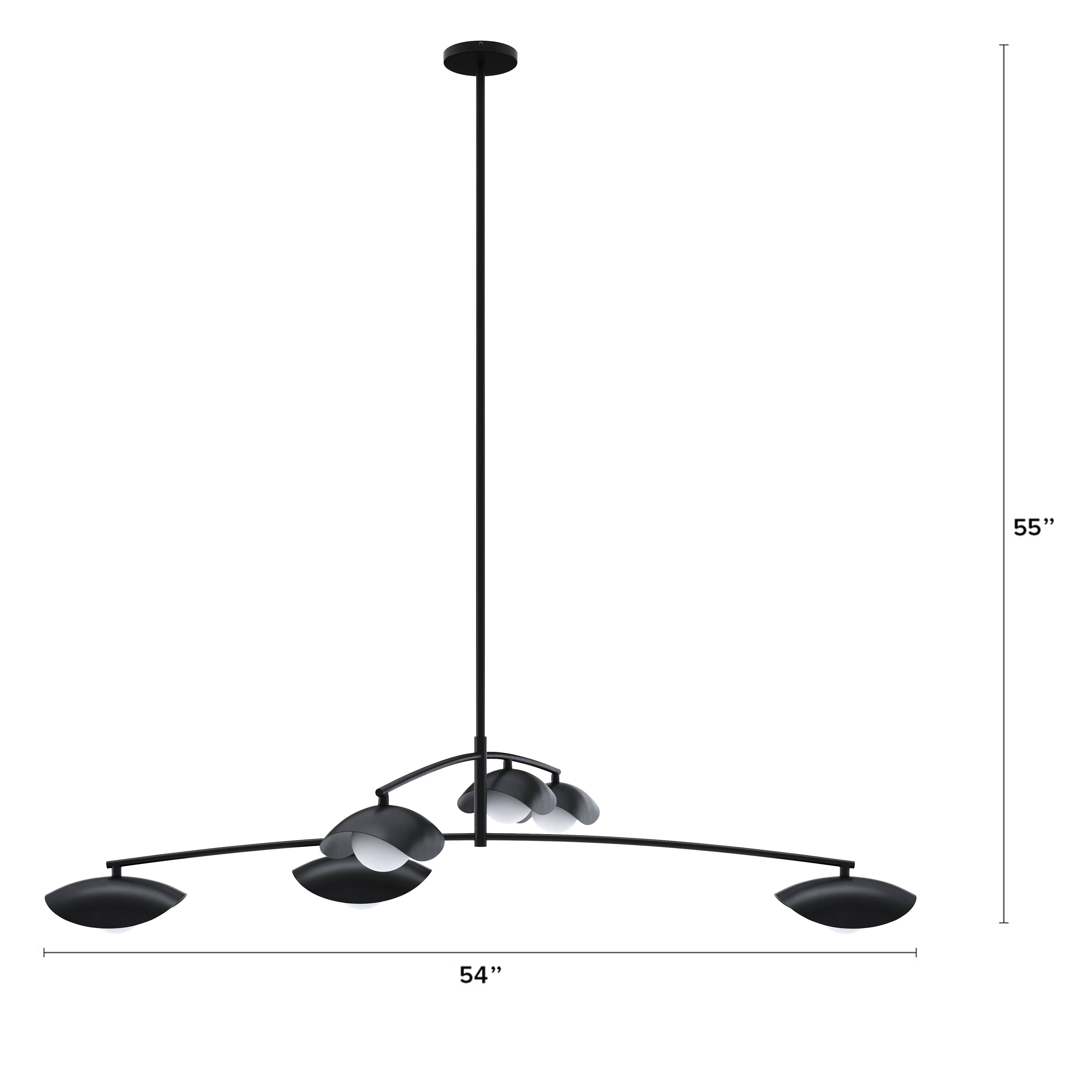Coy Chandelier - Black